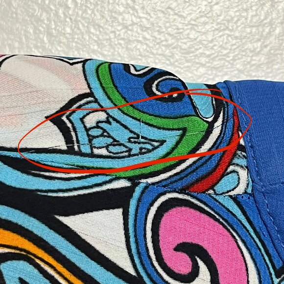 Diane Freis Womens Vintage Chiffon Tunic OS Sheer Resort Island Cruise Button Up - Picture 10 of 10